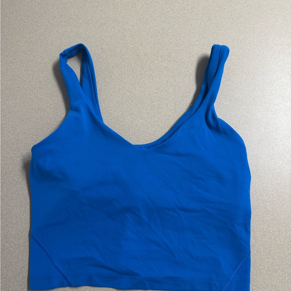 lululemon athletica Blue Tank Top